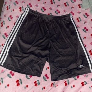 Adidas Men's Dark Gray Athletic Shorts